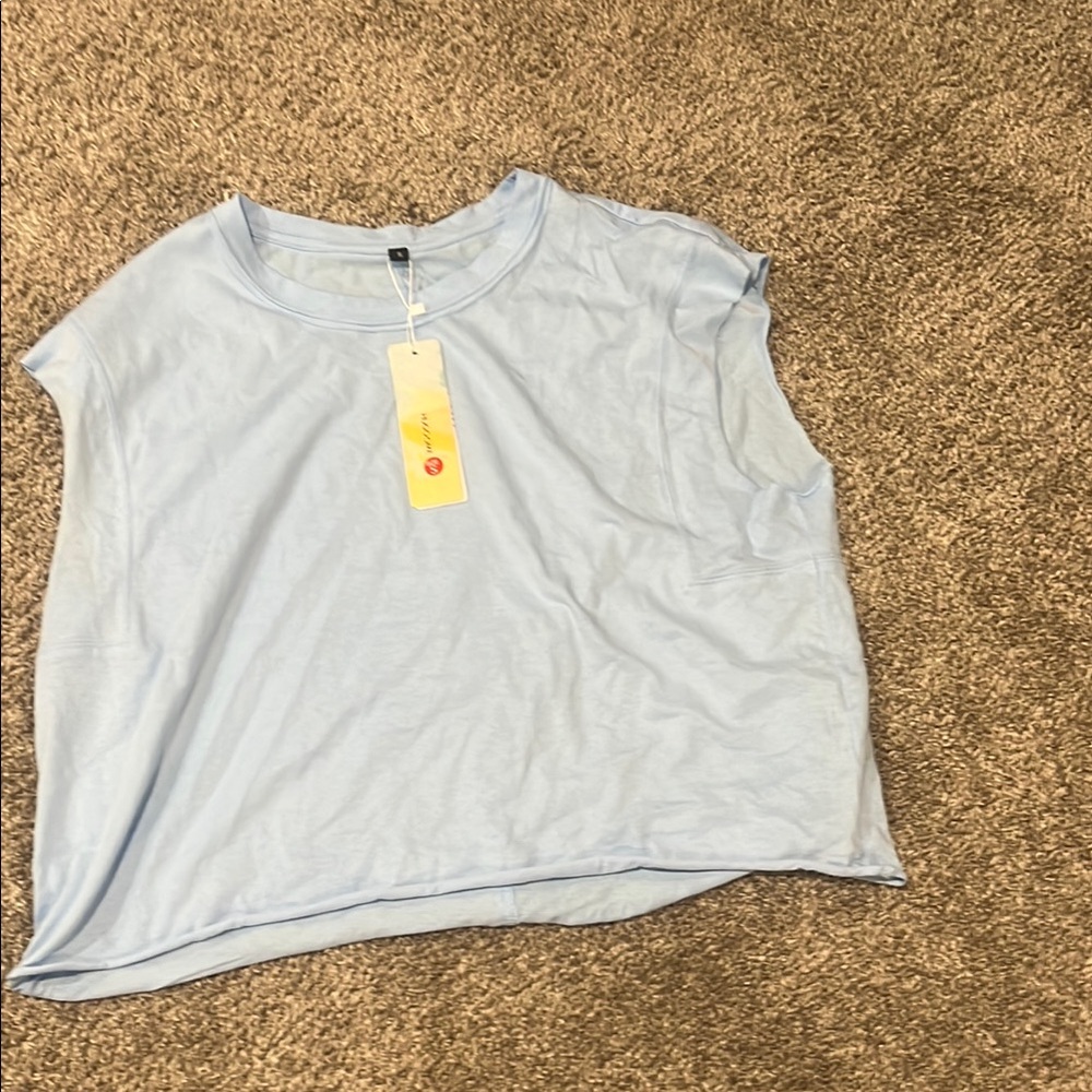 Light Blue Sleeveless Top